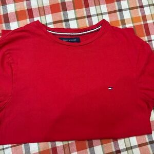 Tommy Hilfiger Vibrant Red Tee Small